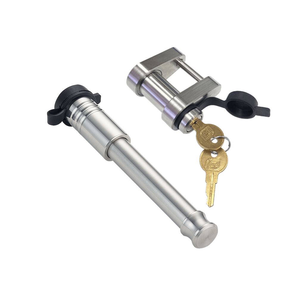 61413 | 2 Pack Mixed 2.5, Keyed Alike, Trailer Latch Lock For HOOK, THUMB, TRIGGER, & YOKE Trailer Coupler Latch - Includes L