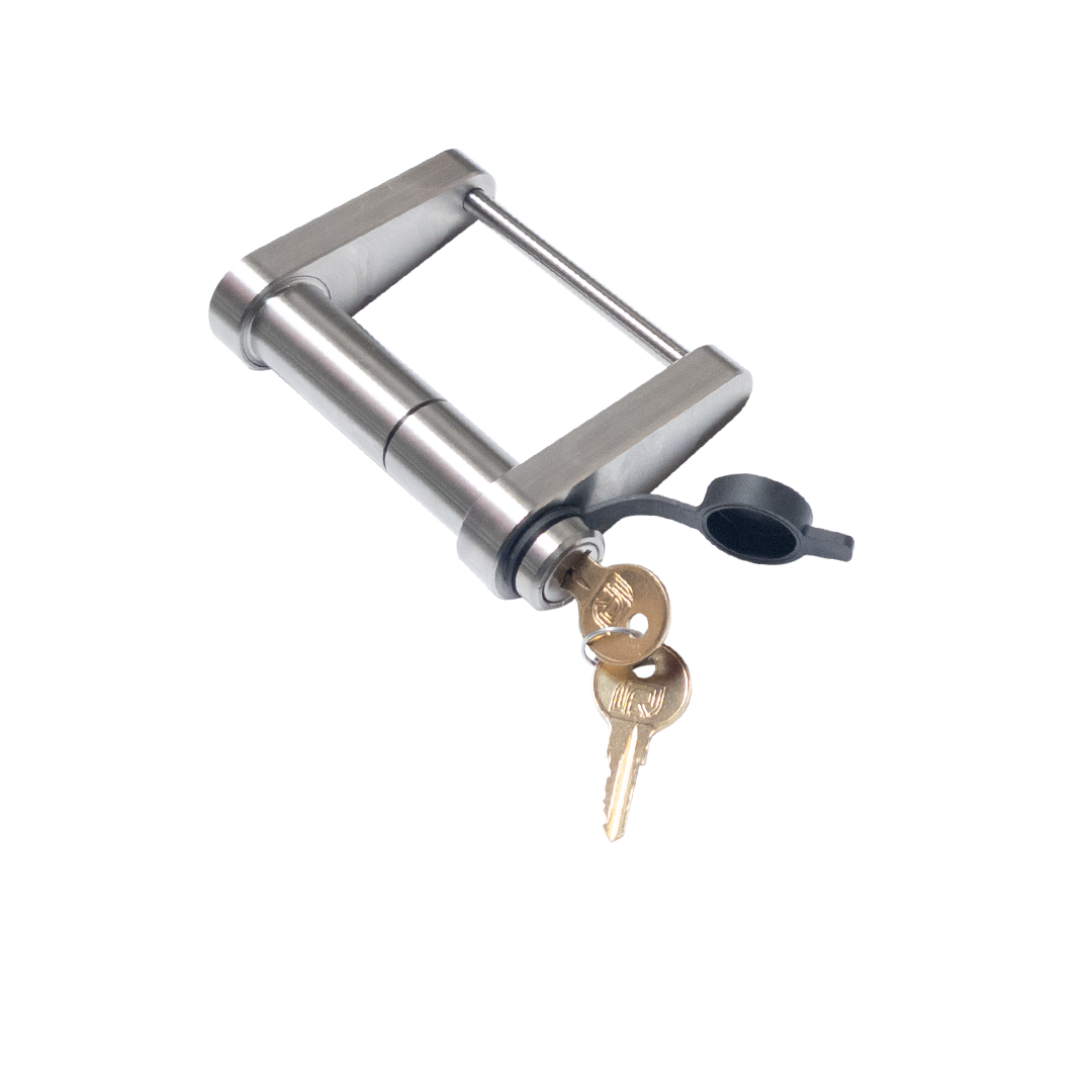 61114 | Trailer Latch Lock For Up To 3-1/8" Wide Trailer Coupler Latch - (2-1/8" Depth)