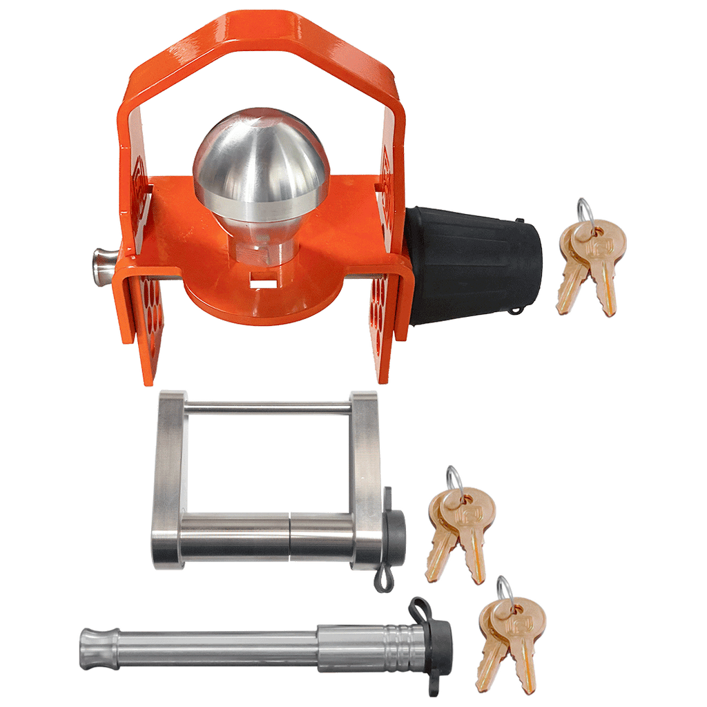 61637 | 3 Pack Mixed, Keyed Alike, Locks For DEMCO EZ LATCH 2-5/16" Ball Coupler w/ Protector, Latch, & 2" or 2.5” Receiver