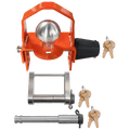 61637 | 3 Pack Mixed, Keyed Alike, Locks For DEMCO EZ LATCH 2-5/16" Ball Coupler w/ Protector, Latch, & 2" or 2.5” Receiver