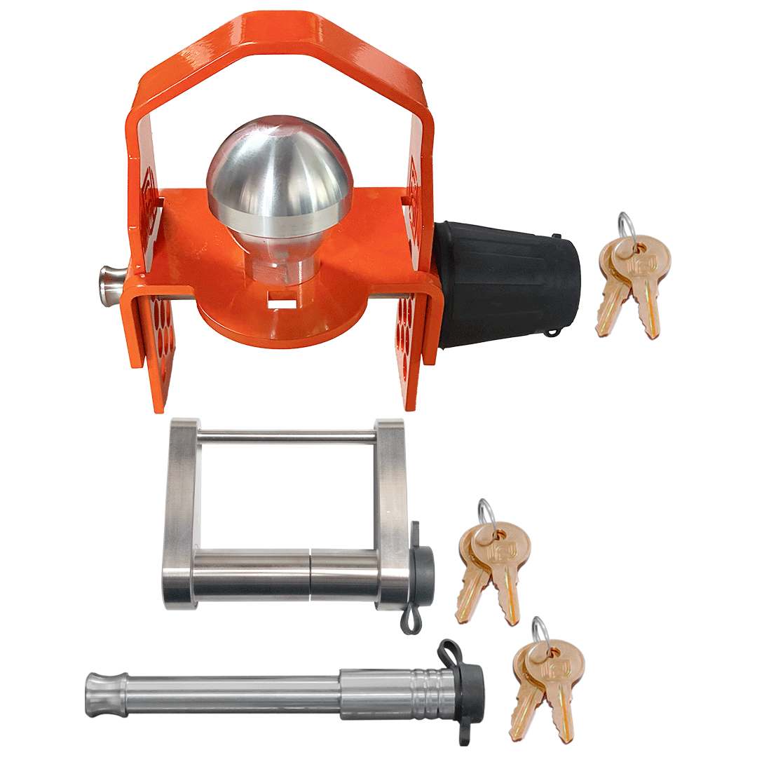 61637 | 3 Pack Mixed, Keyed Alike, Locks For DEMCO EZ LATCH 2-5/16" Ball Coupler w/ Protector, Latch, & 2" or 2.5” Receiver