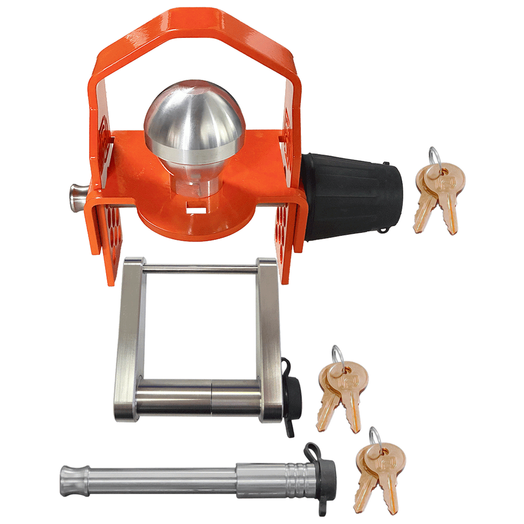 61638 | 3 Pack Mixed, Keyed Alike, Locks For DEMCO EZ LATCH 2-5/16" Ball Stamped Coupler w/ Protector, Latch, & 2" or 2.5” Re