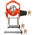 61638 | 3 Pack Mixed, Keyed Alike, Locks For DEMCO EZ LATCH 2-5/16" Ball Stamped Coupler w/ Protector, Latch, & 2" or 2.5” Re