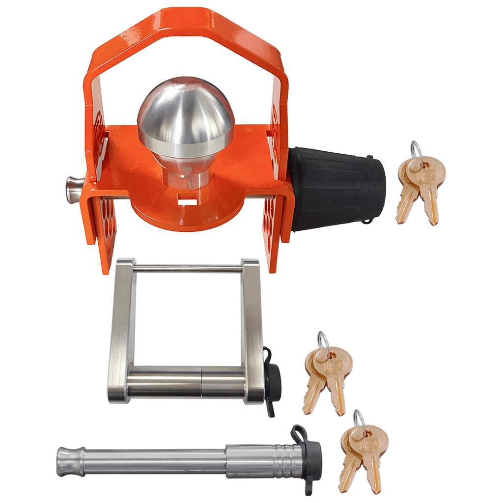 61640 | 3 Pack Mixed, Keyed Alike, Locks For DEXTER A-60 2″ Ball Coupler w/ Protector, Latch, & 2" or 2.5” Receiver