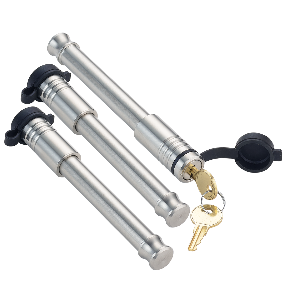 61665 | 3 Pack Mixed 3.0, Keyed Alike, Hitch Locks For Blue Ox Adjustable Ball Mount - Includes Lock For 3.0" Receiver
