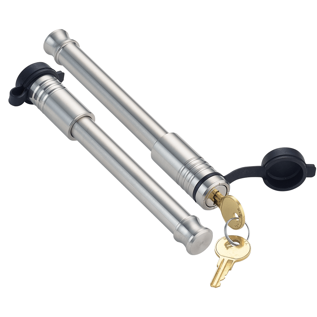 61477 | 2 Pack, Keyed Alike, Hitch Locks For Curt 2.5" Adjustable Channel Mount 20K LB Hitch - Fits Adjustable Ball Mount Onl
