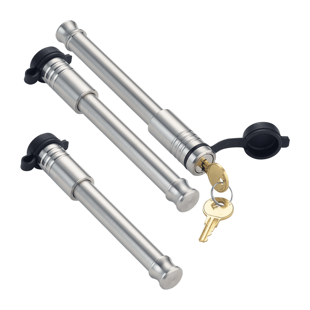 61802 | 3 Pack Mixed 3.0, Keyed Alike, Hitch Locks For Curt 2.5" Adjustable Channel Mount 20K LB Hitch - Includes Lock For 3.