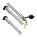 61802 | 3 Pack Mixed 3.0, Keyed Alike, Hitch Locks For Curt 2.5" Adjustable Channel Mount 20K LB Hitch - Includes Lock For 3.
