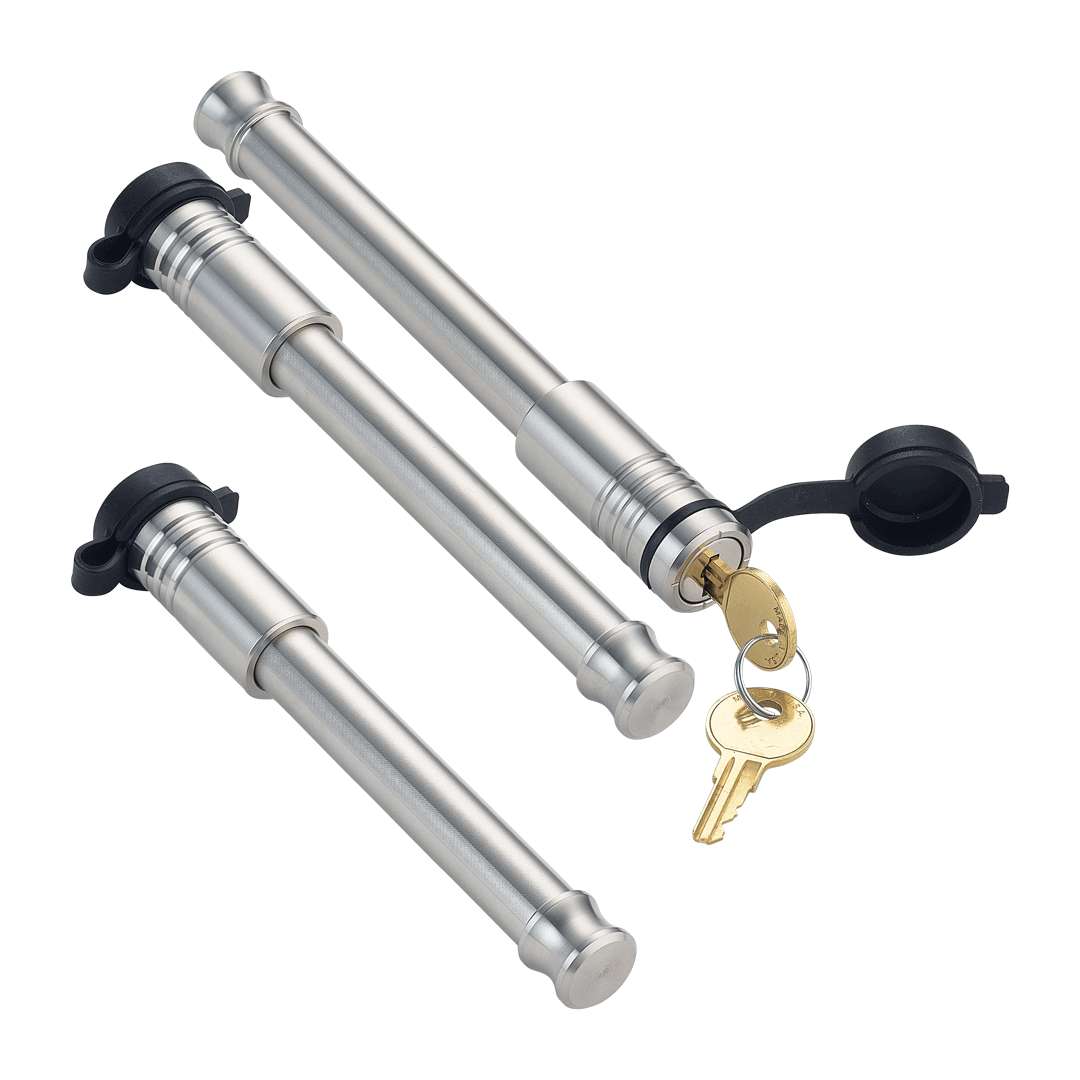 61802 | 3 Pack Mixed 3.0, Keyed Alike, Hitch Locks For Curt 2.5" Adjustable Channel Mount 20K LB Hitch - Includes Lock For 3.