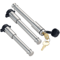 61806 | 3 Pack Mixed 2.5, Keyed Alike, Hitch Locks For Curt 2.0" Adjustable Channel Mount 14K LB Hitch - Includes Lock For 2.