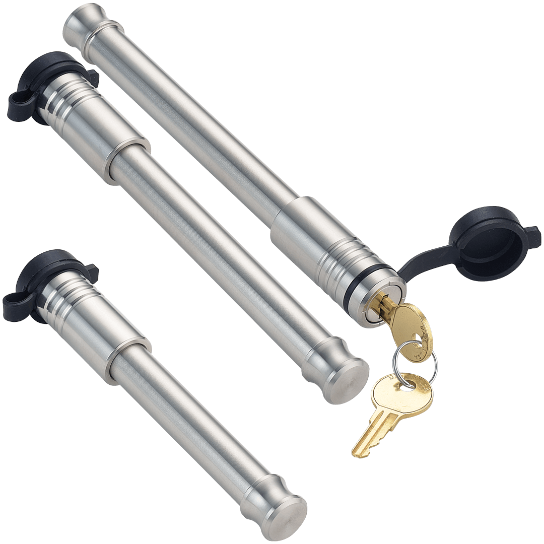 61807 | 3 Pack Mixed 2.5, Keyed Alike, Hitch Locks For Fastway SSBM 2.0" Solid Steel Ball Mount Hitch - Includes Lock For 2.5