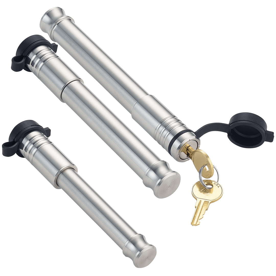 61808 | 3 Pack Mixed 2.5, Keyed Alike, Hitch Locks For Fastway SSBM 2.5" Solid Steel Ball Mount Hitch - Includes Lock For 2.5