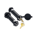 61488 | 2 Pack, Keyed Alike, Shackle Locks For Mojave Parts Diablo Shackle - Black Anodized Aluminum - DOES NOT FIT OTHER STY