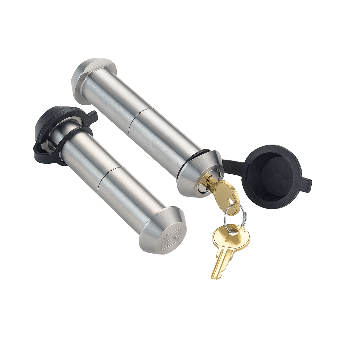 61514 | 2 Pack, Keyed Alike, Shackle Locks For AMI Styling Demon Hook Round & Square D-Ring - DOES NOT FIT OTHER STYLE HOOKS 