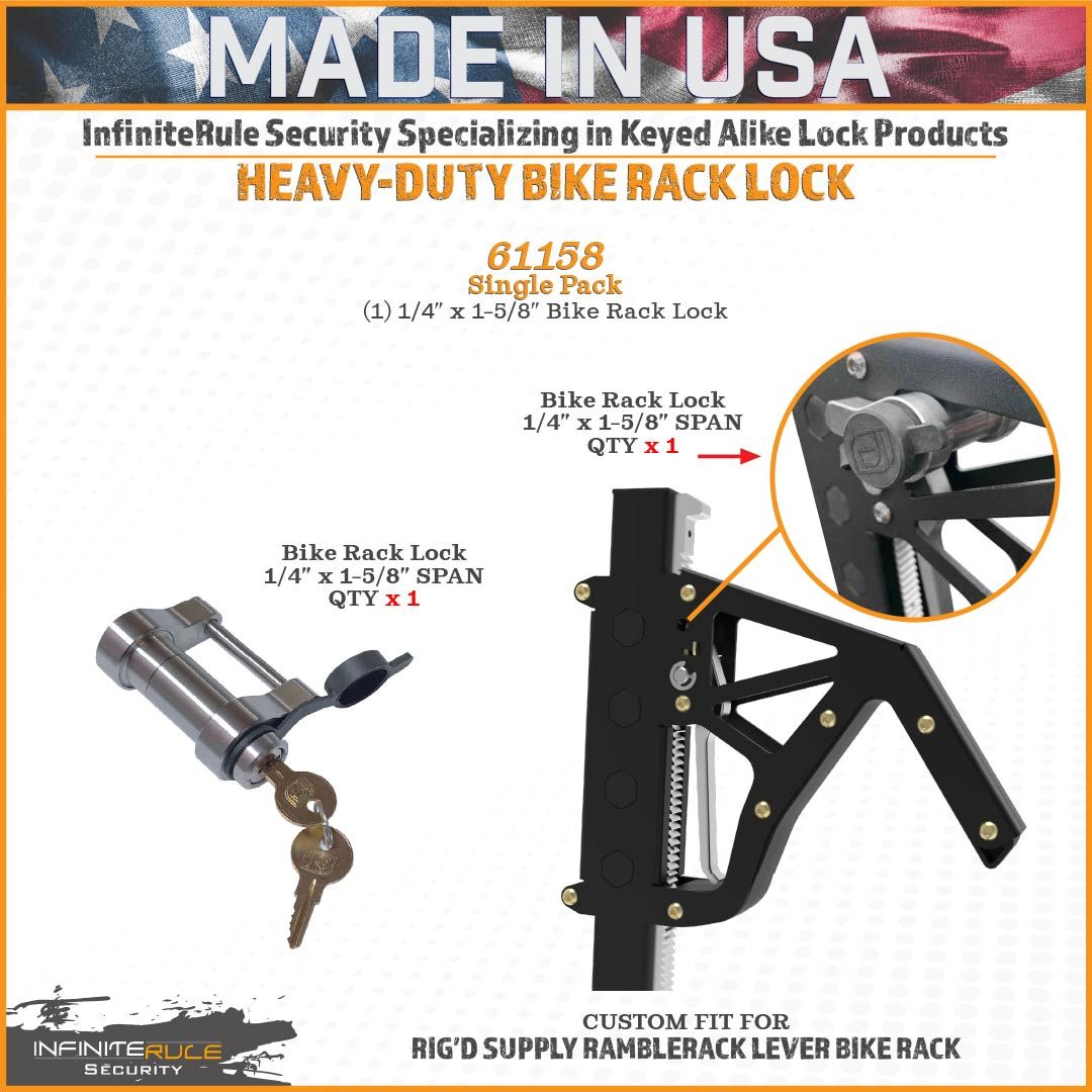 61158 | Lock For RIG'd Supply RambleRack Lever