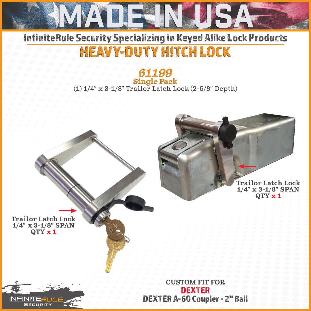 61199 | Trailer Latch Lock For DEXTER A-60 Coupler - 2" Ball