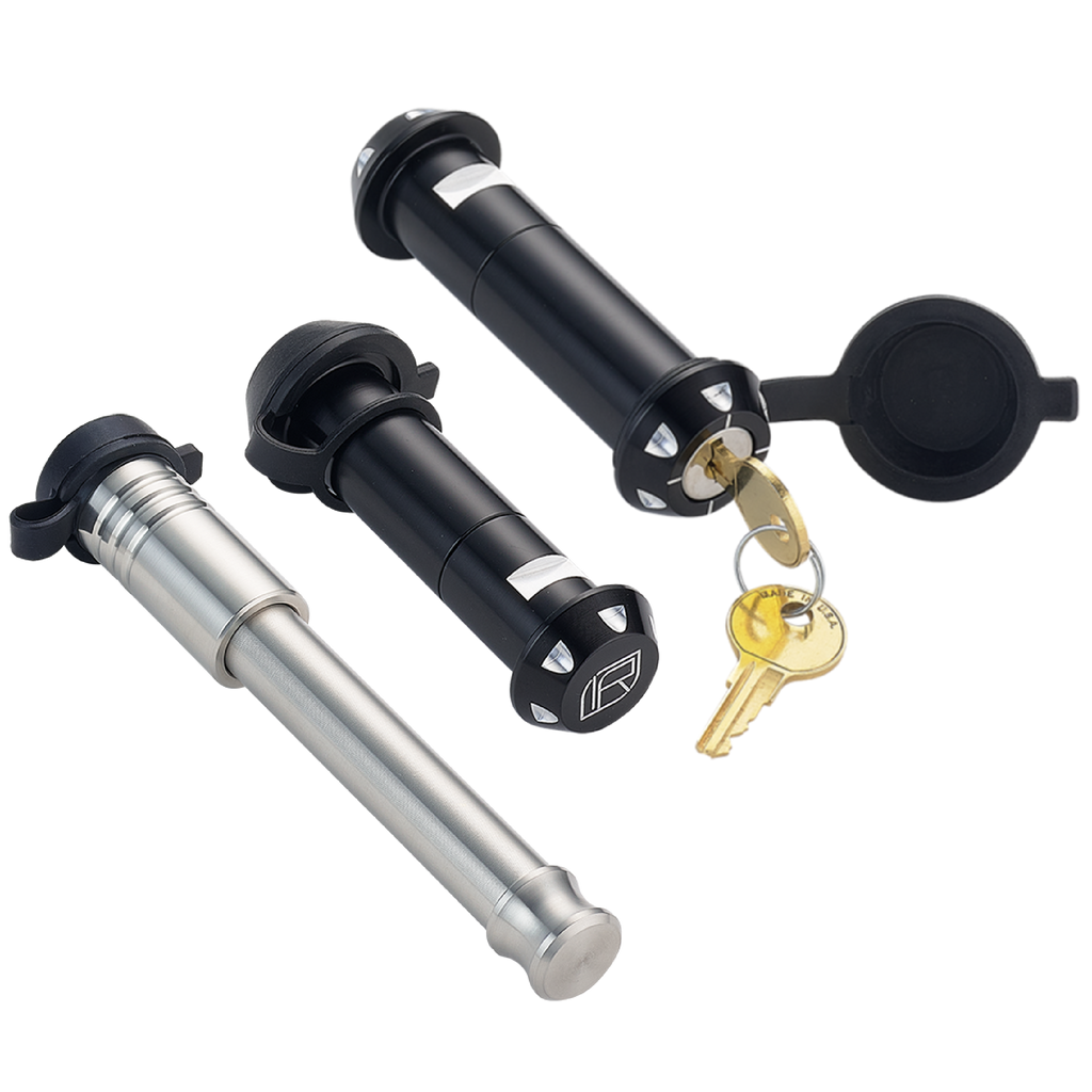 61620 | 3 Pack Mixed 2.5, Keyed Alike, Hook Locks For Monster Hooks Swivel & HammerHead Hooks - Black Anodized Aluminum - Inc