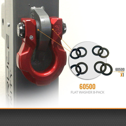 60501 | 8 Pack 1/16" Thick Shackle Washers For General Purpose Shackle