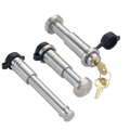 61624 | 3 Pack Mixed 2.5, Keyed Alike, Shackle Locks For Warn Epic Hyperlink Dual Link Shackle - Includes Lock For 2.5" Recei