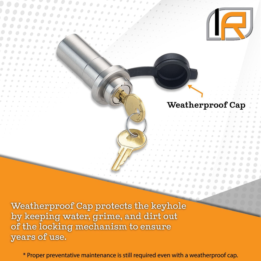 61624 | 3 Pack Mixed 2.5, Keyed Alike, Shackle Locks For Warn Epic Hyperlink Dual Link Shackle - Includes Lock For 2.5" Recei