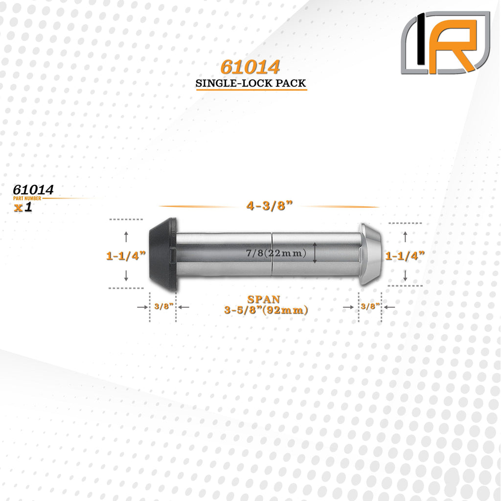 61014 | Shackle Lock For AMI Styling Demon Hook Round & Square D-Ring - DOES NOT FIT OTHER STYLE HOOKS & SHACKLES