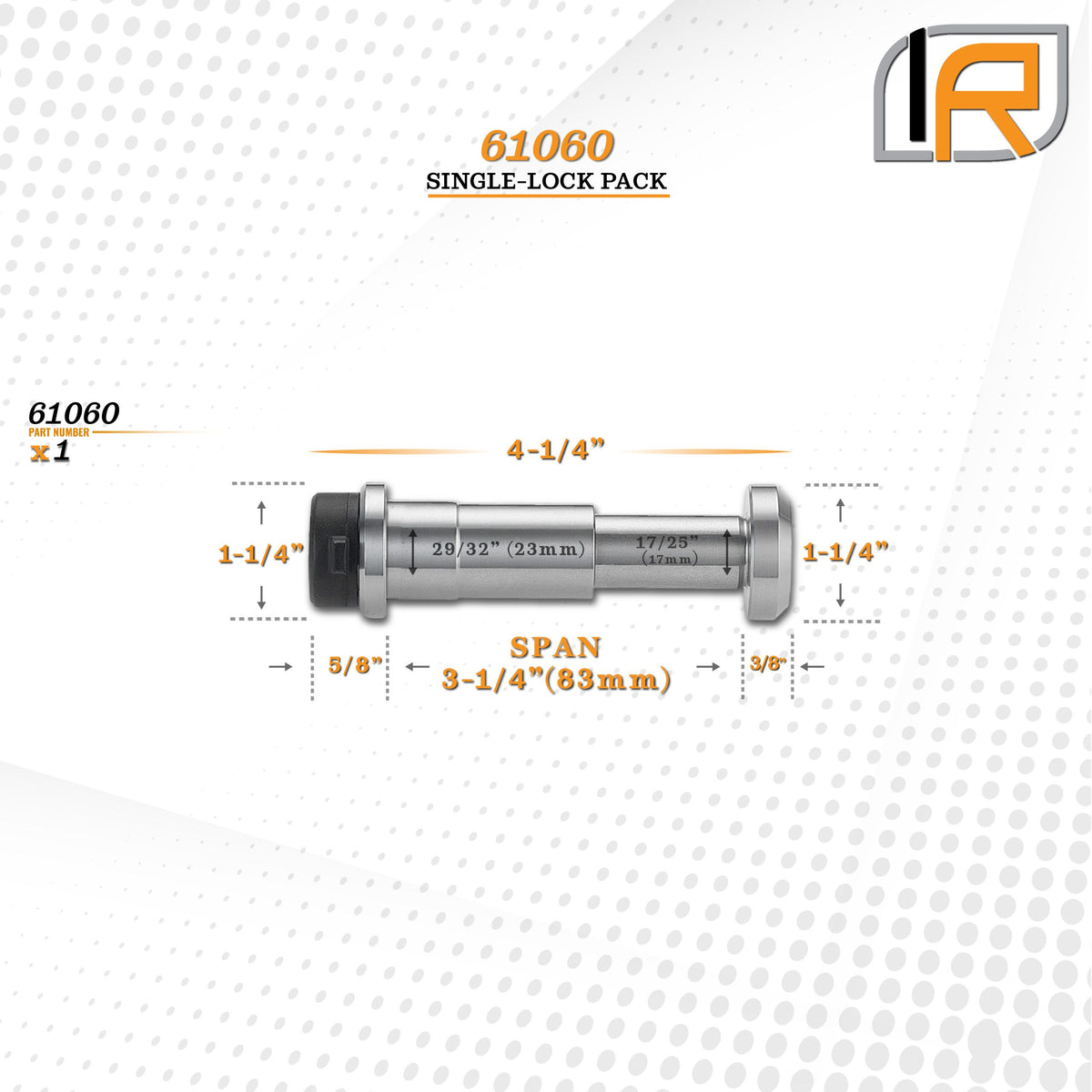 61060 | Shackle Lock For Warn Epic Hyperlink Dual Link Shackle - DOES NOT FIT OTHER STYLE HOOKS & SHACKLES