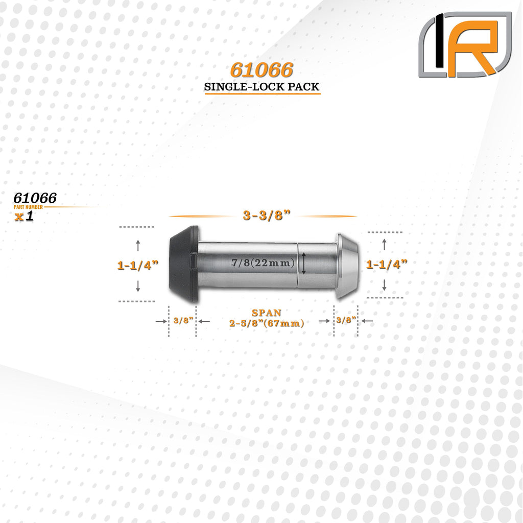 61066 | Shackle Lock For General Purpose Shackle - (7/8" x 2-5/8" Span)