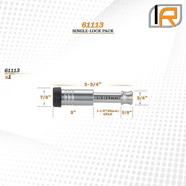 61113 | Hitch Lock For General Purpose Hitch - (1/2" x 1-1/8" Span)