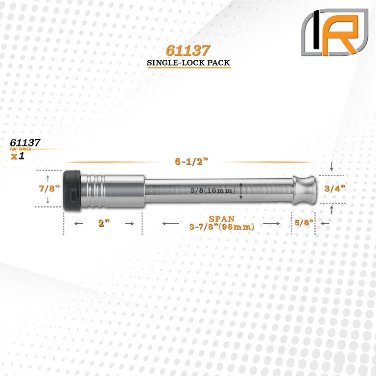 61137 | Hitch Lock For Curt 2.0" Adjustable Channel Mount 14K LB Hitch - Fits Adjustable Ball Mount Only - DOES NOT FIT Vehic