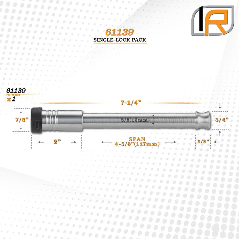 61139 | Hitch Lock For Fastway SSBM 2.0" Solid Steel Ball Mount Hitch - Fits Adjustable Ball Mount Only - DOES NOT FIT Vehicl
