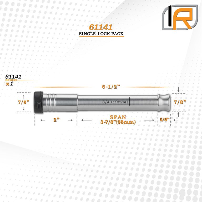 61141 | Hitch Lock For Fastway SSBM 2.5" Solid Steel Ball Mount Hitch - Fits Adjustable Ball Mount Only - DOES NOT FIT Vehicl