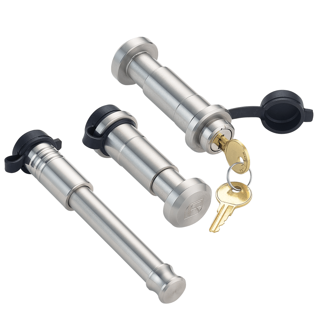 61623 | 3 Pack Mixed 2.5, Keyed Alike, Shackle Locks For Warn Epic D-Ring Shackle 18K LB - Includes Lock For 2.5" Receiver - 