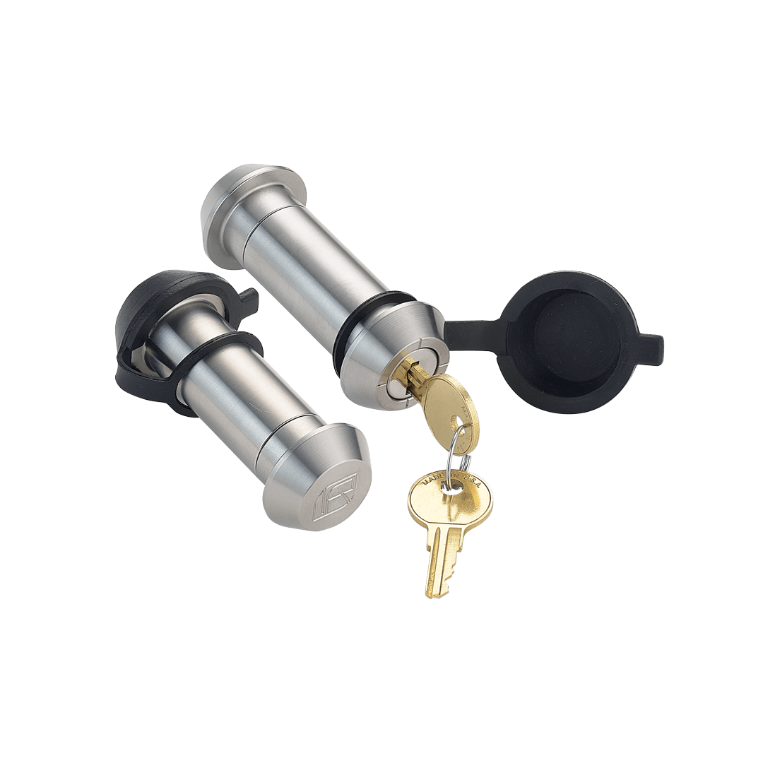 61567 | 2 Pack, Keyed Alike, Shackle Locks For General Purpose Shackle - (7/8" x 2-1/4" Span)