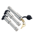 61670 | 3 Pack, Keyed Alike, Hook Locks For Warn EPIC Winch Hook 18K LB - (5/8" Pin) - DOES NOT FIT OTHER STYLE HOOKS & SHACK