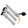 61671 | 3 Pack, Keyed Alike, Receiver Locks For 2.0" Receiver - Clas III, IV - DOES NOT FIT 2015+ Toyota 2.0" Receiver
