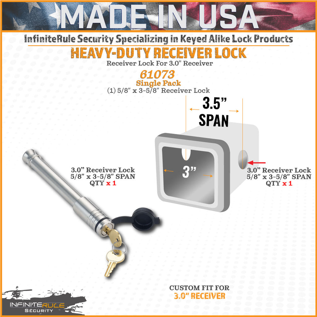 61073 | Receiver Lock For 3.0" Receiver