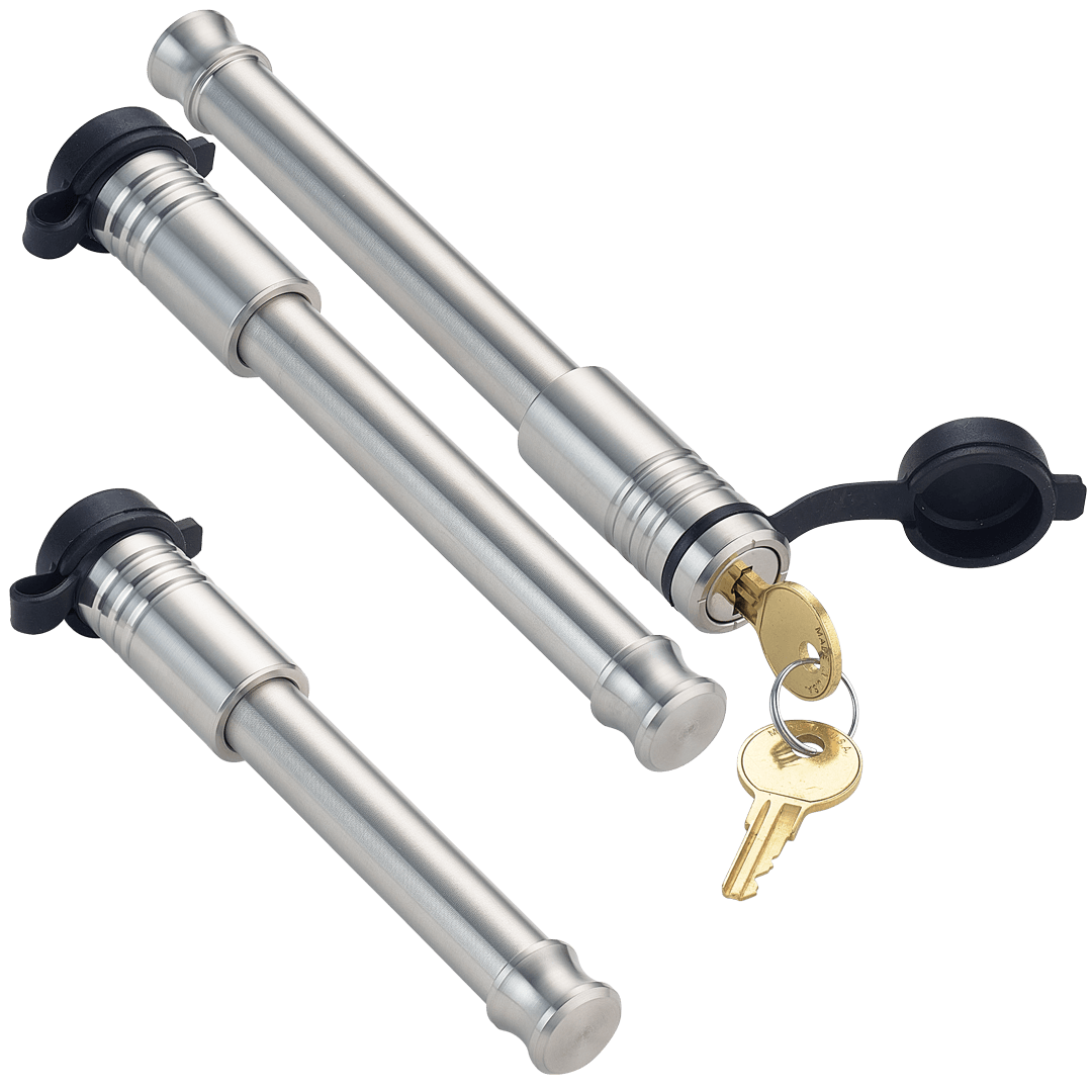 61653 | 3 Pack Mixed 2.5, Keyed Alike, Hitch Locks For B&W 2.0" & 2.5" Tow & Stow 10K LB & 18K LB - Includes Lock For 2.5" Re