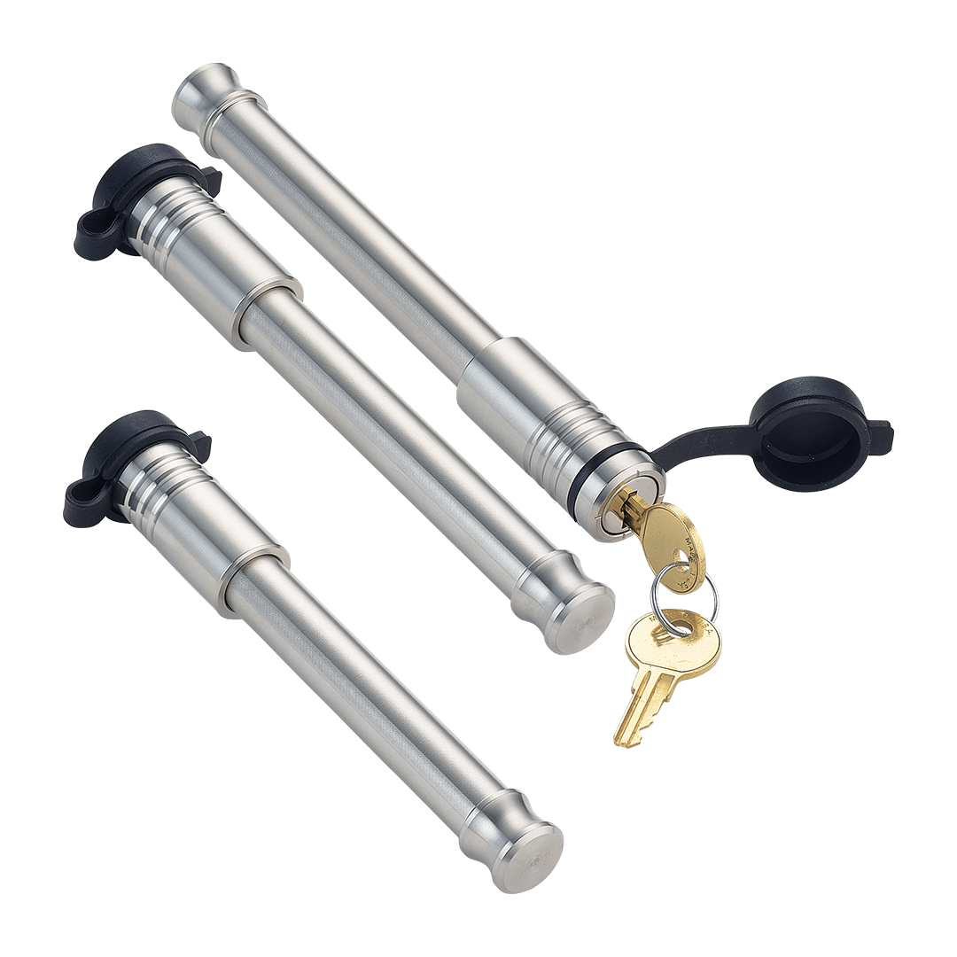 61660 | 3 Pack Mixed 3.0, Keyed Alike, Hitch Locks For B&W 2.0" & 2.5" Tow & Stow 10K LB & 18K LB - Includes Lock For 3.0" Re