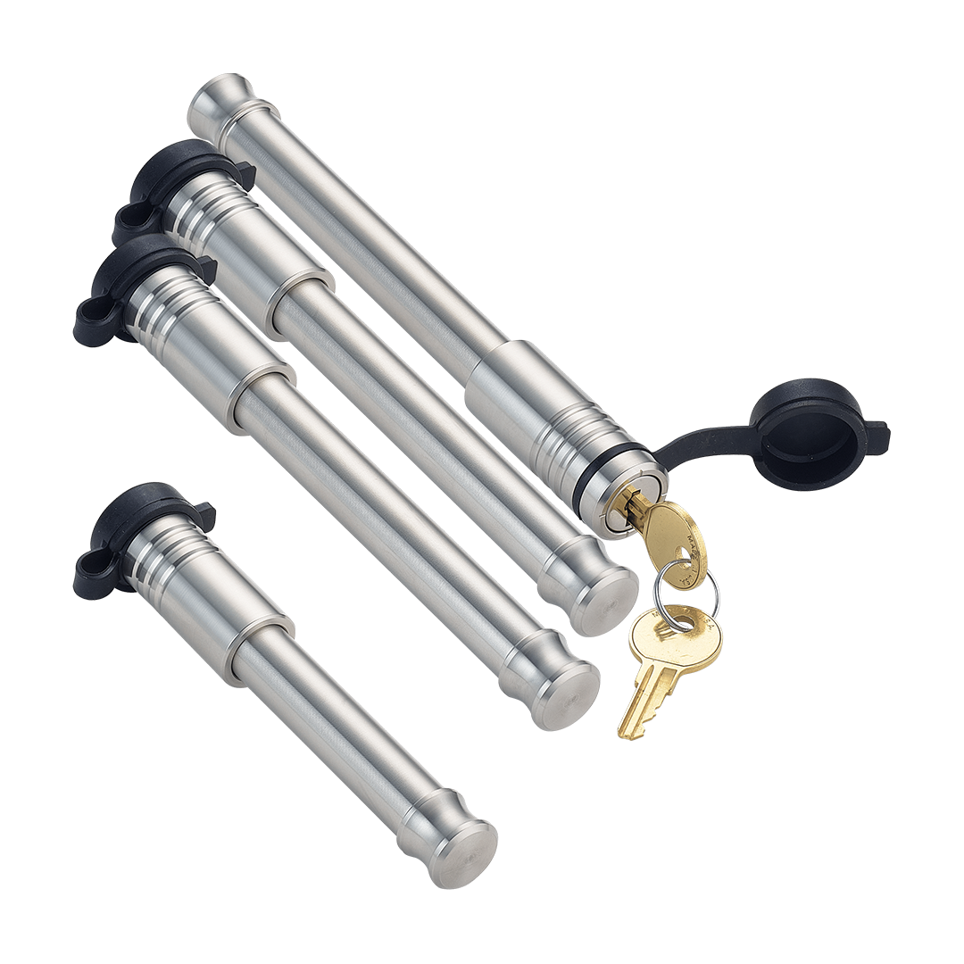 61774 | 4 Pack Mixed 2.0, Keyed Alike, Hitch Locks For B&W 2.0" Tow & Stow 10K LB - Includes Lock For 2.0" Receiver - DOES NO