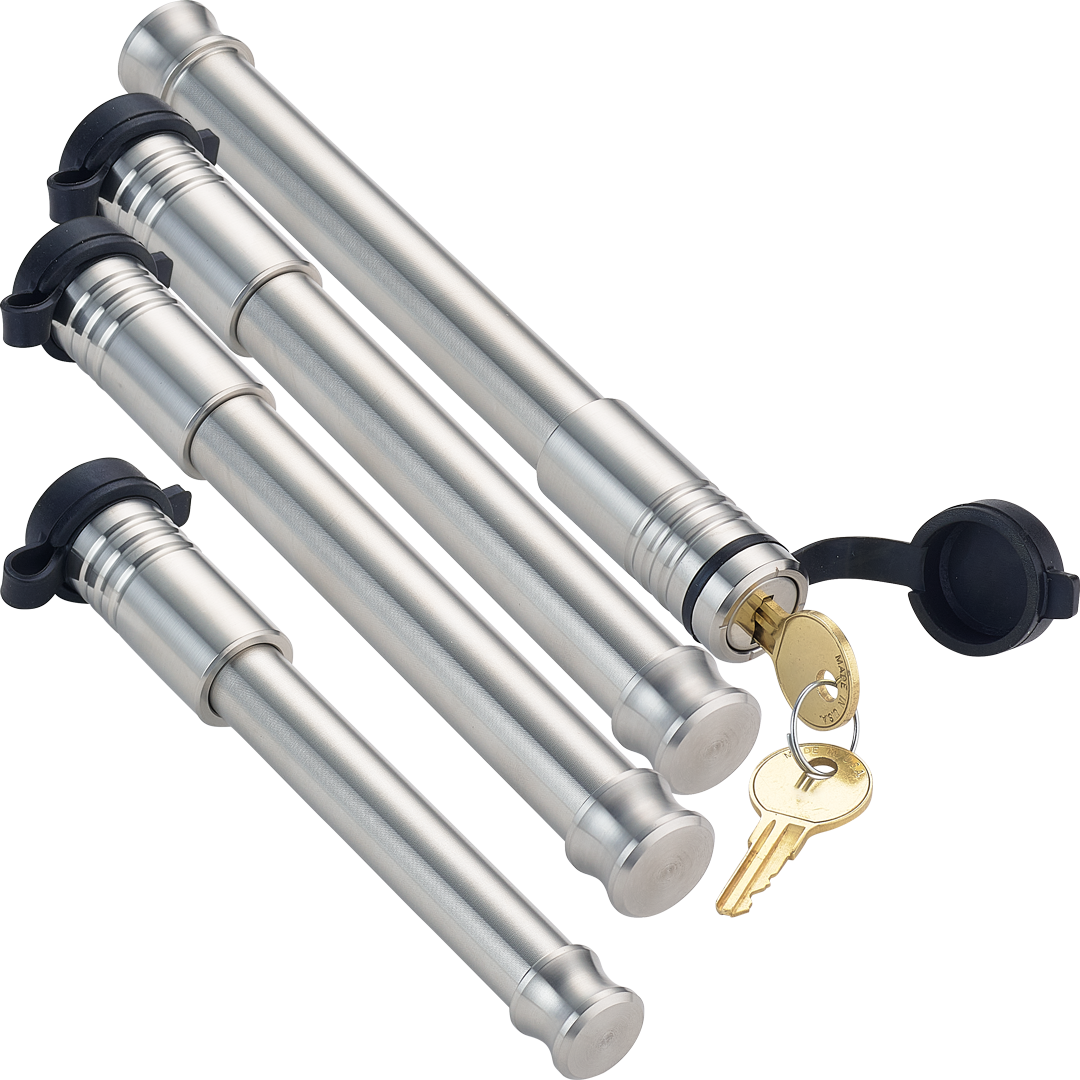 61781 | 4 Pack Mixed 3.0, Keyed Alike, Hitch Locks For B&W 3" Tow And Stow 21K LB Hitch - Includes Lock For 3.0" Receiver