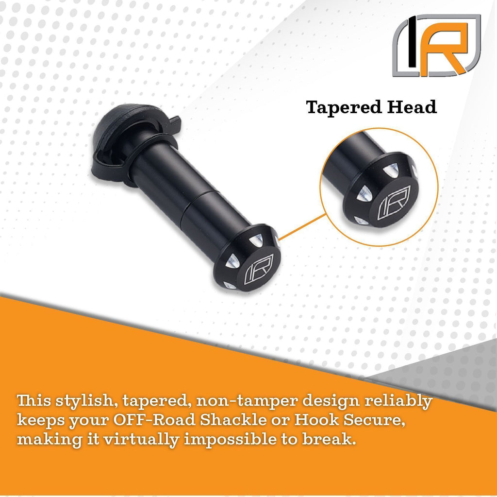61488 | 2 Pack, Keyed Alike, Shackle Locks For Mojave Parts Diablo Shackle - Black Anodized Aluminum - DOES NOT FIT OTHER STY