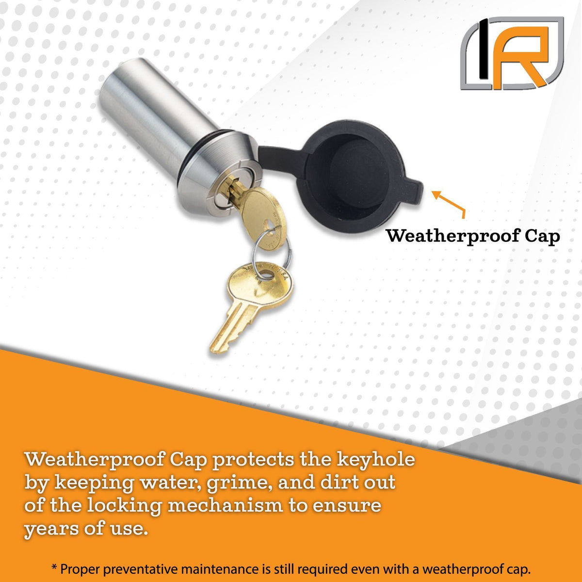 61493 | 2 Pack, Keyed Alike, Shackle Locks For Road Armor Identity Shackle - DOES NOT FIT OTHER STYLE HOOKS & SHACKLES