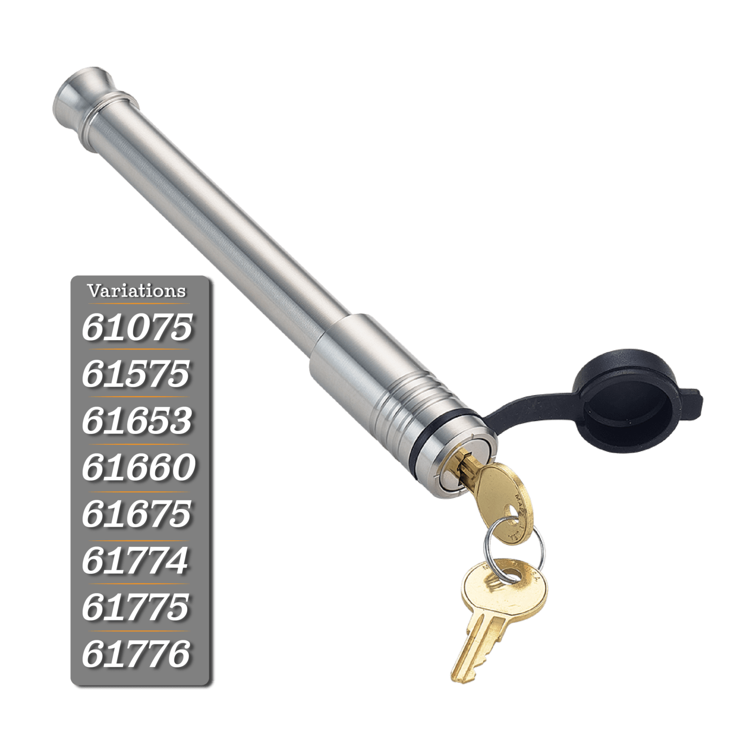 Hitch Lock B&W 2in & 2.5in. Shank Tow & Stow InfiniteRule