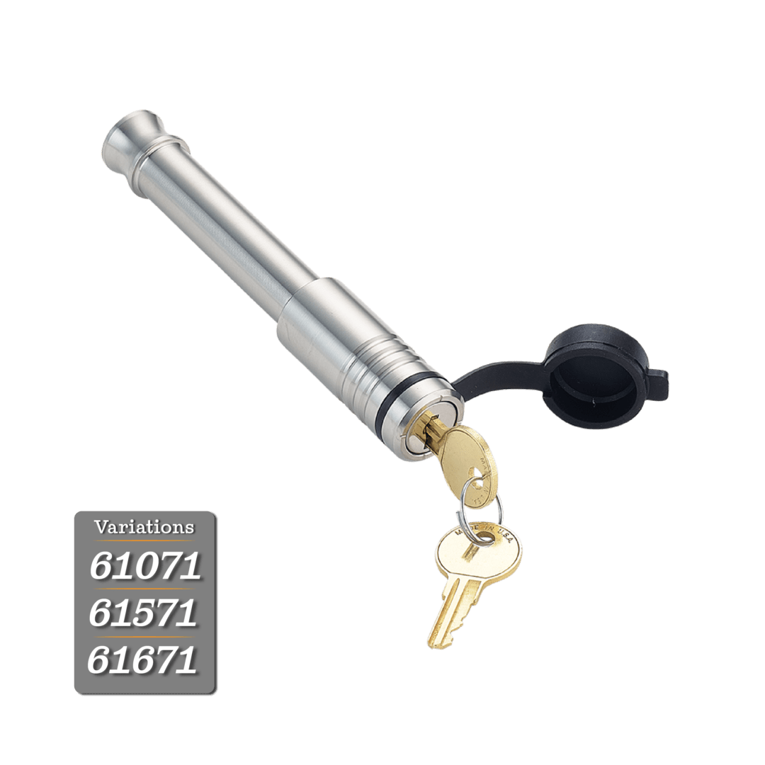 Stainless Steel Hitch Lock 2in Receiver Class 3 & 4 Receiver