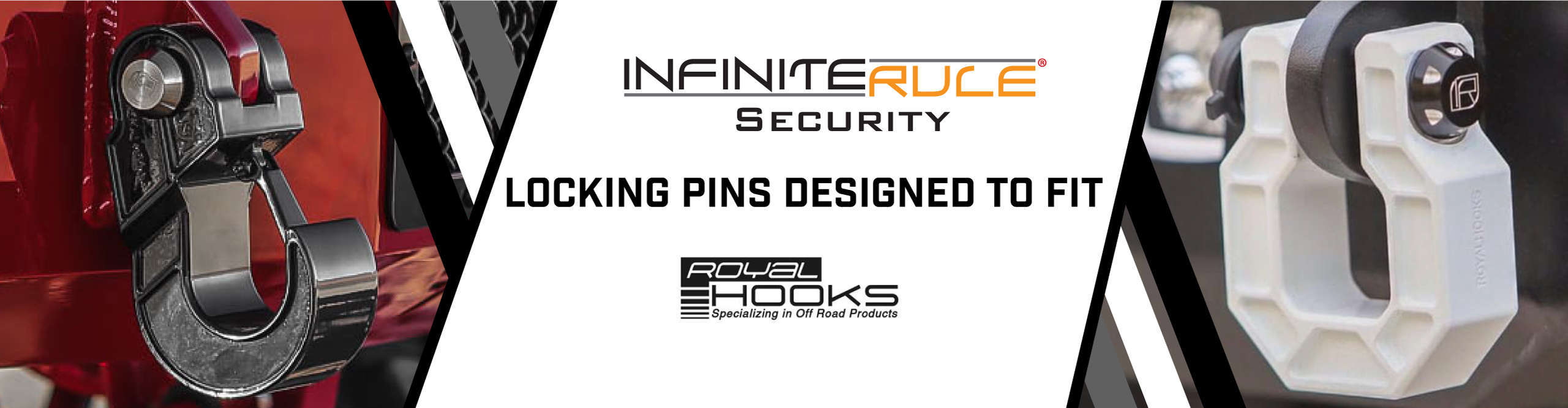 SS Locking Pin - 3 PACK - Keyed Alike (Infiniterule) for Royal Hooks a