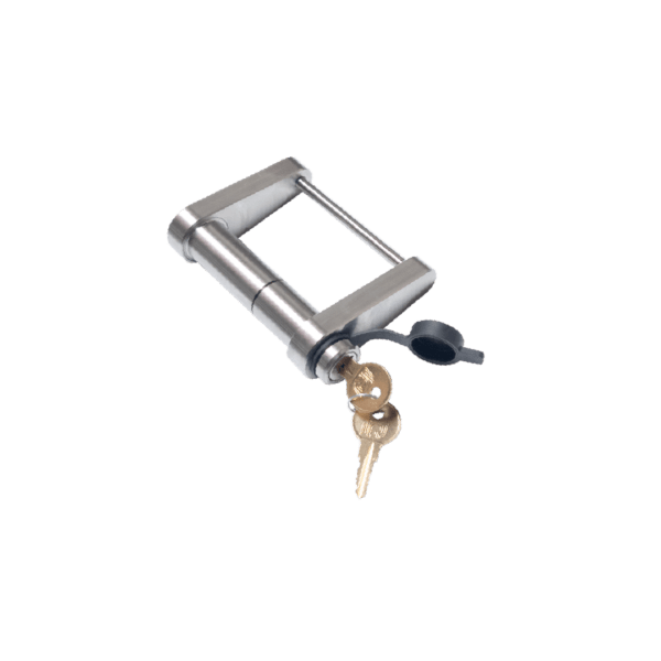 Trailer Latch Lock For DEMCO EZ Latch - 2-5/16″ Ball - Stamped Coupler (2-5/8" Depth)