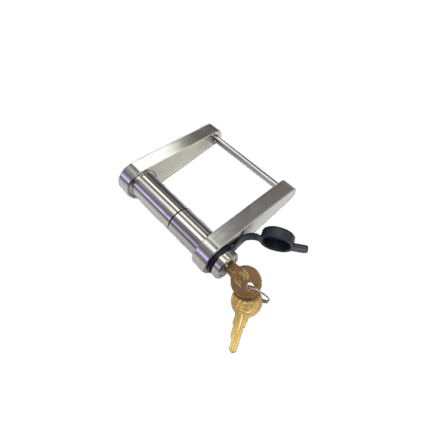 Trailer Latch Lock For DEMCO EZ Latch - 2-5/16″ Ball - Stamped Coupler (2-5/8" Depth)