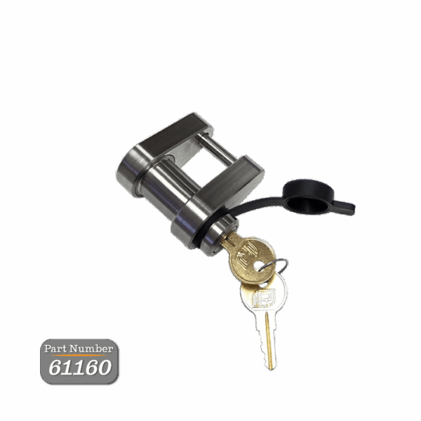Trailer Latch Lock For Bulldog Coupler - Fits High Profile Latch