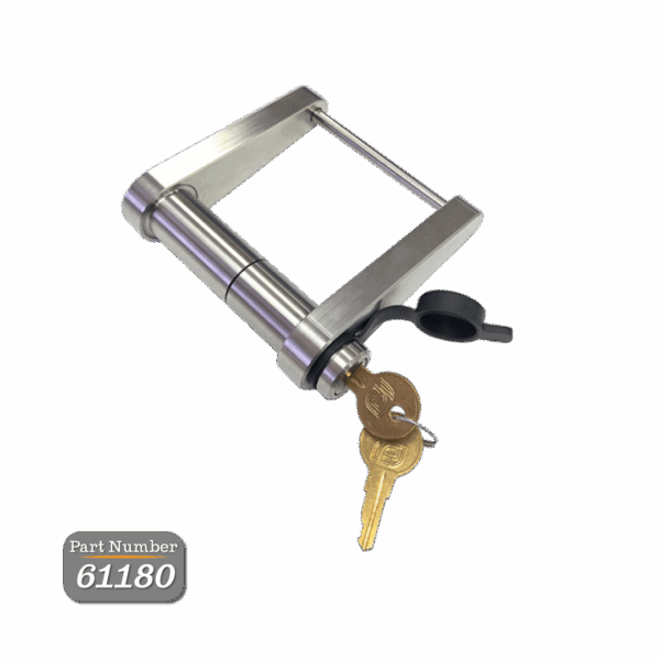 Trailer Latch Lock For DEMCO EZ Latch - 2-5/16″ Ball - Stamped Coupler
